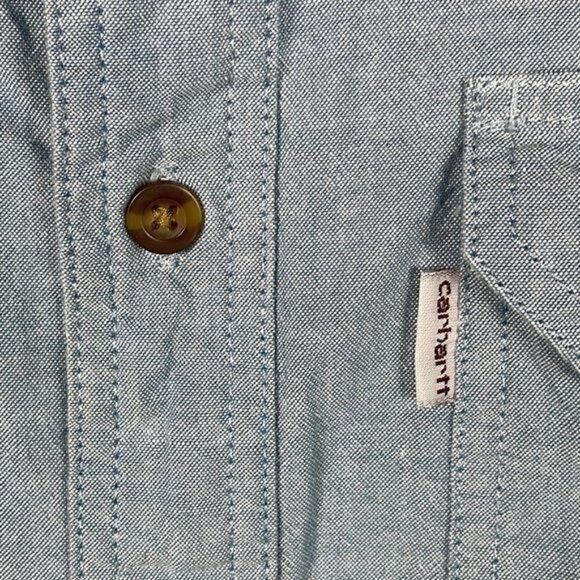 Carhartt Chambray Button Front Long Sleeve Shirt Arizona Diamondbacks Cardinals - Picture 6 of 12